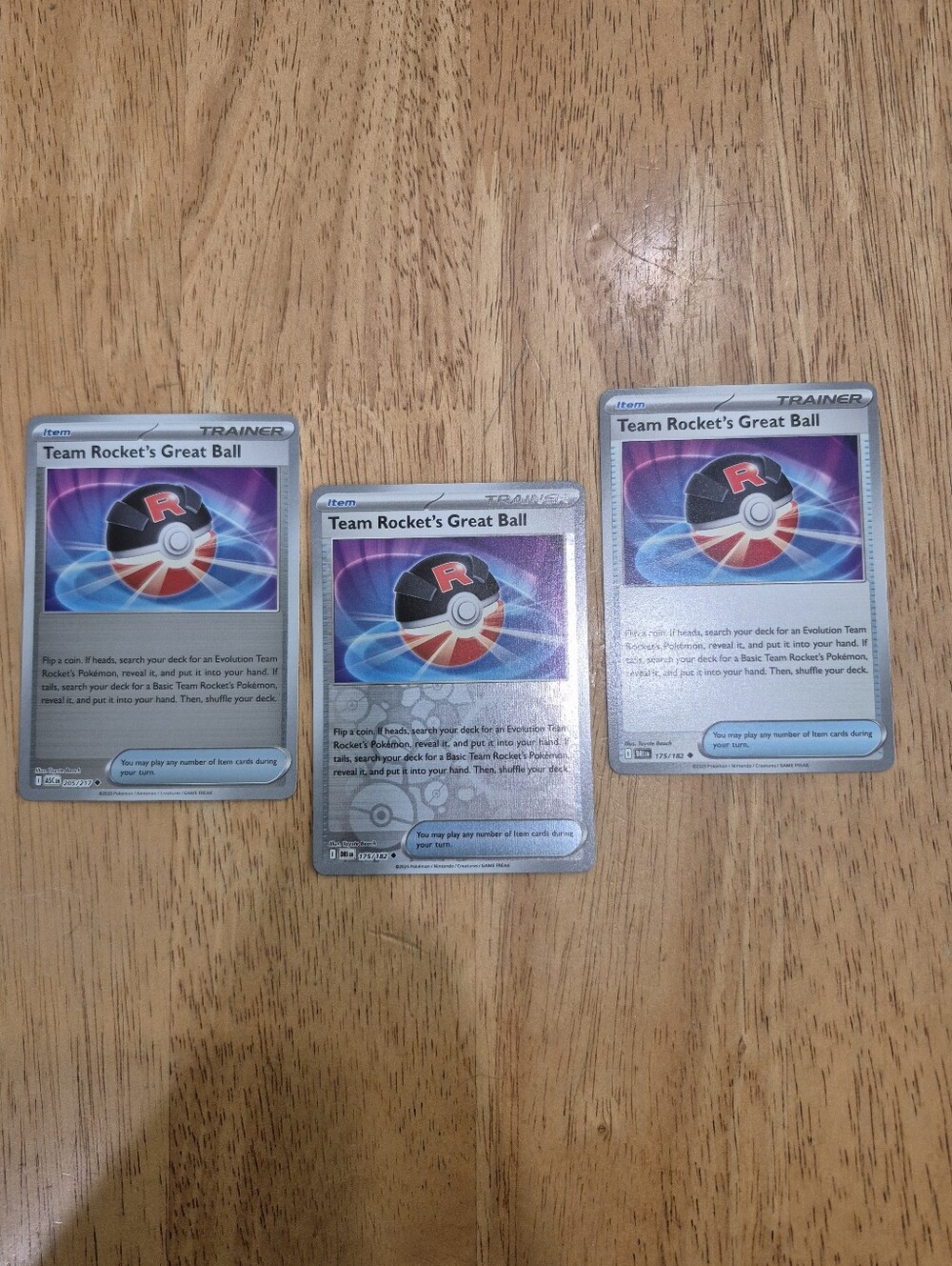 Pokémon Team Rocket's Great Ball Trainer Card Bundle